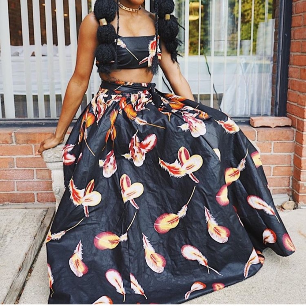 Two Piece Skirt Set
